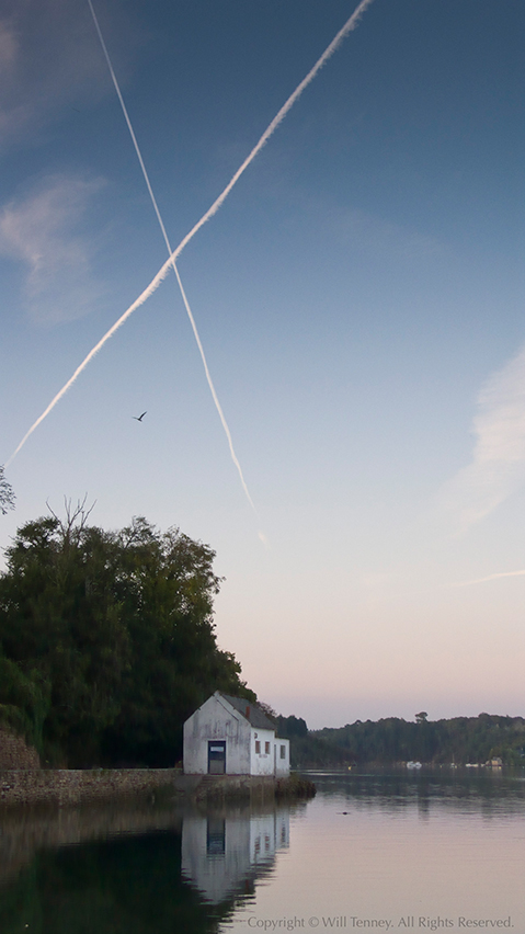 Evening on the Bélon: Photograph by Will Tenney