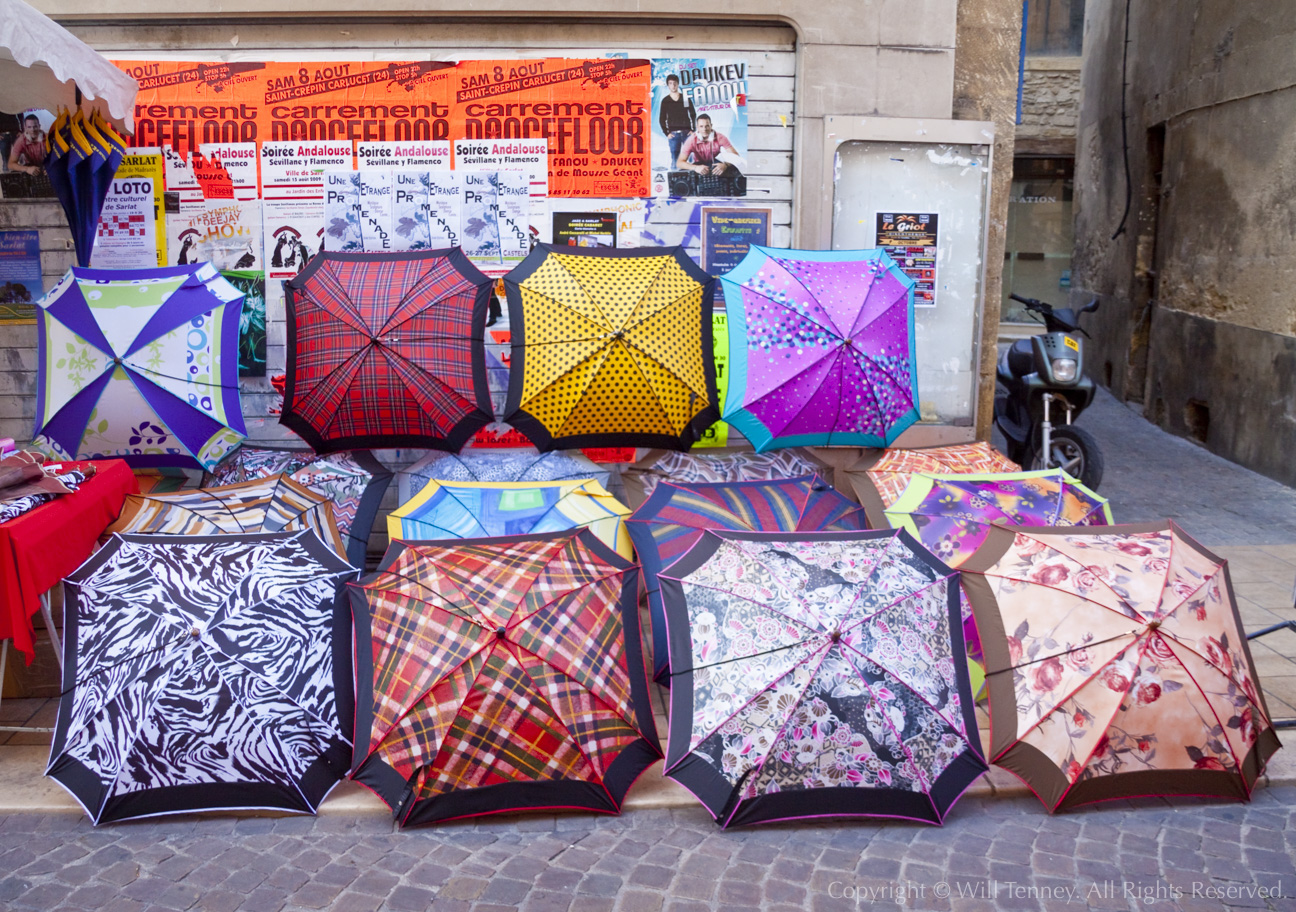 Parapluies de Sarlat: Photograph by Will Tenney