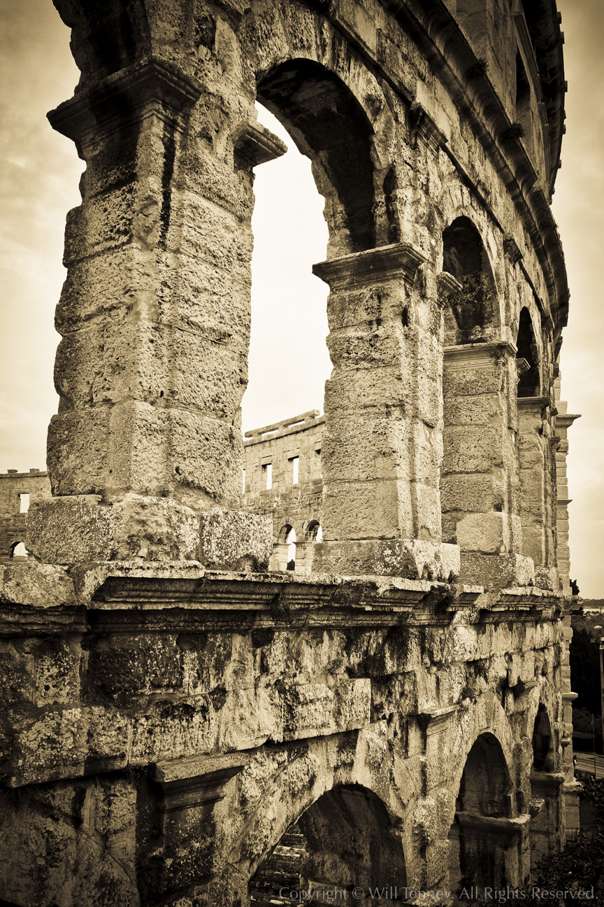 Pula Colosseum: Photograph by Will Tenney