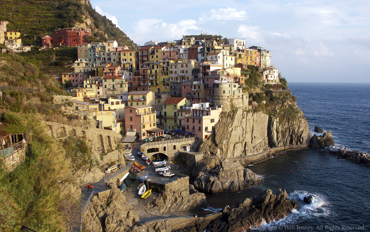 Manarola Portrait: Photograph by Will Tenney