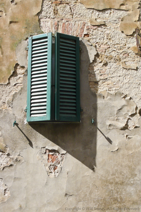 Montepulciano Shutter: Photograph by Will Tenney