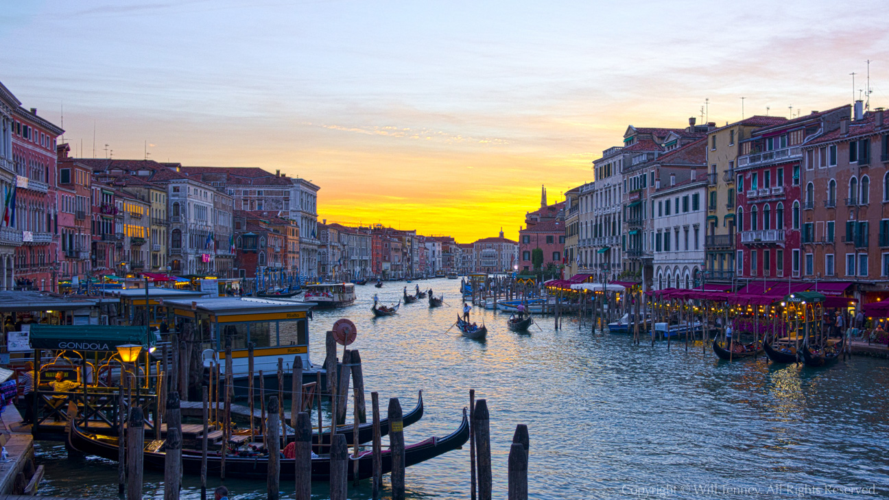 Rialto Sunset: Photograph by Will Tenney