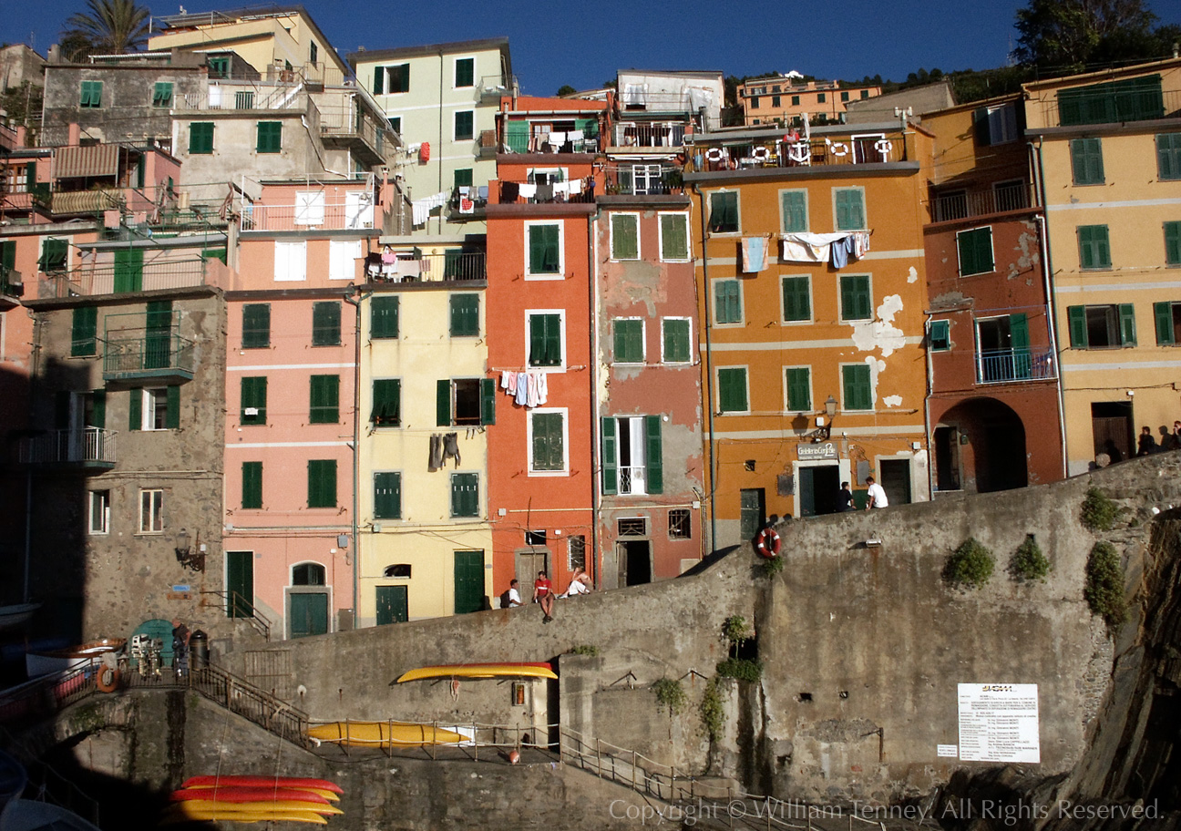 Riomaggiore Harbor: Photograph by Will Tenney