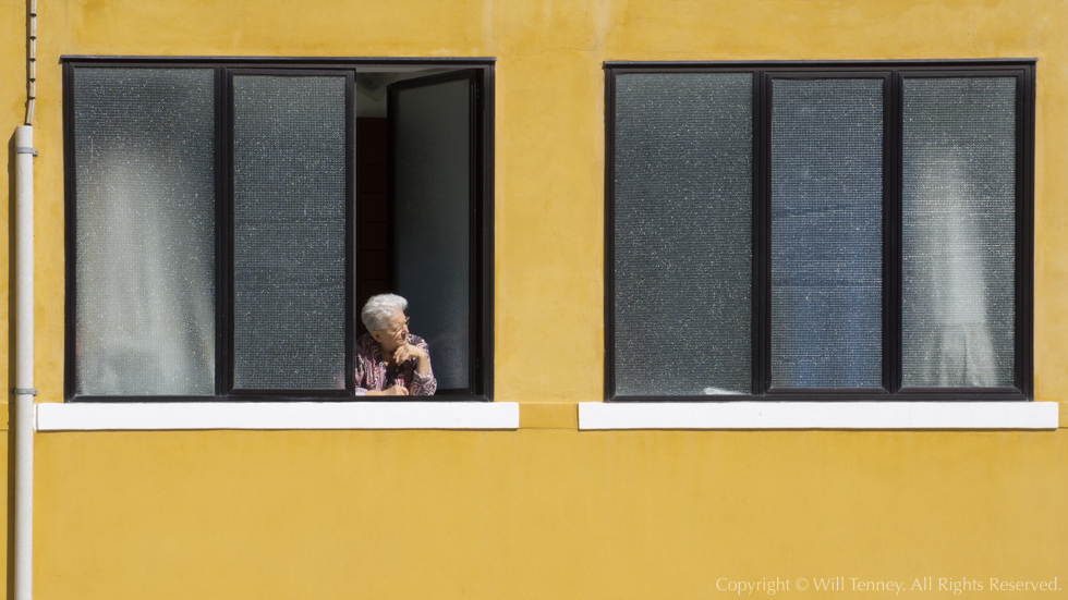 Yellow Wall: Photograph by Will Tenney