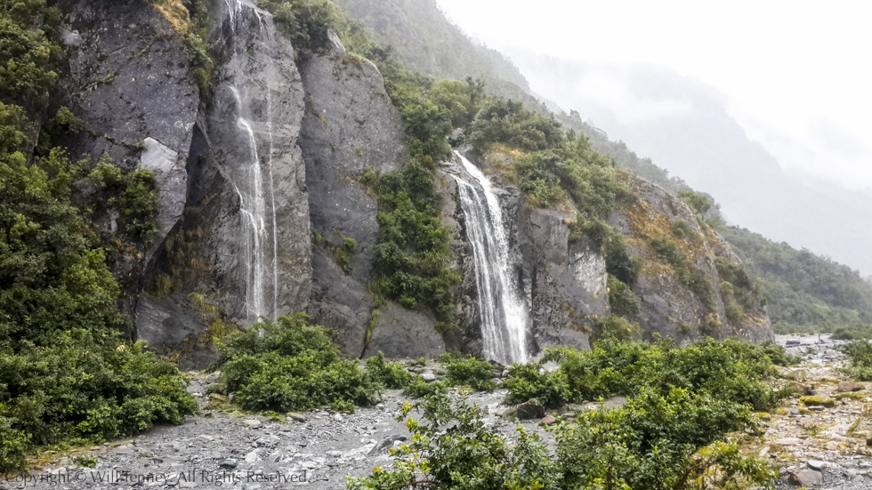 Falls on the Waiho: Photograph by Will Tenney