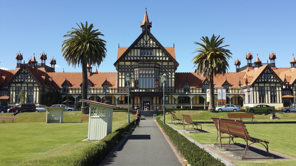 Rotorua Bath House: Photograph by Will Tenney