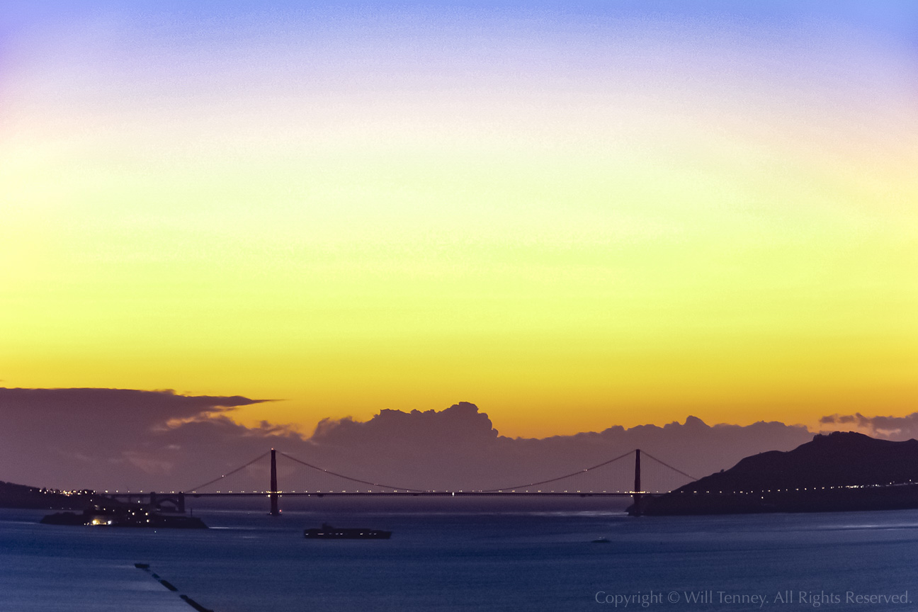 Evening Through the Gate: Photograph by Will Tenney