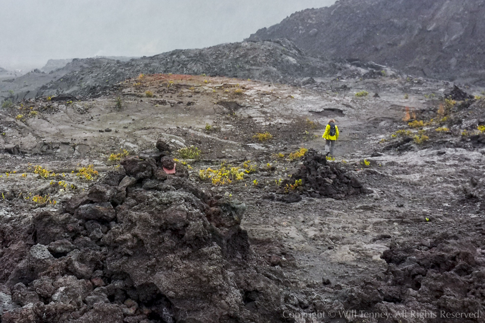 Walking Across A Crater: Photograph by Will Tenney