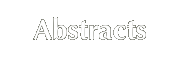  Abstracts