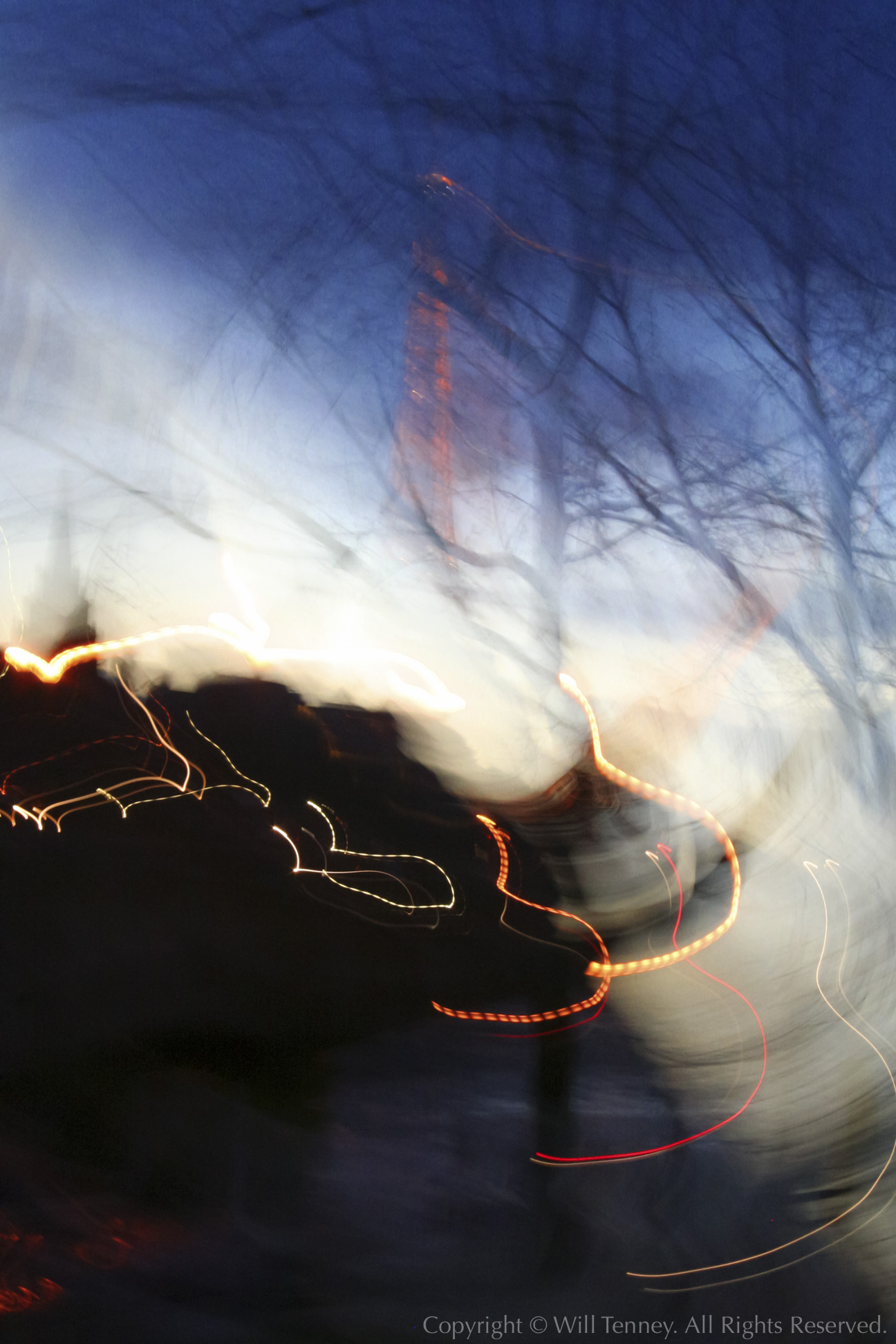 La Tour De La Nuit #2: Photograph by Will Tenney