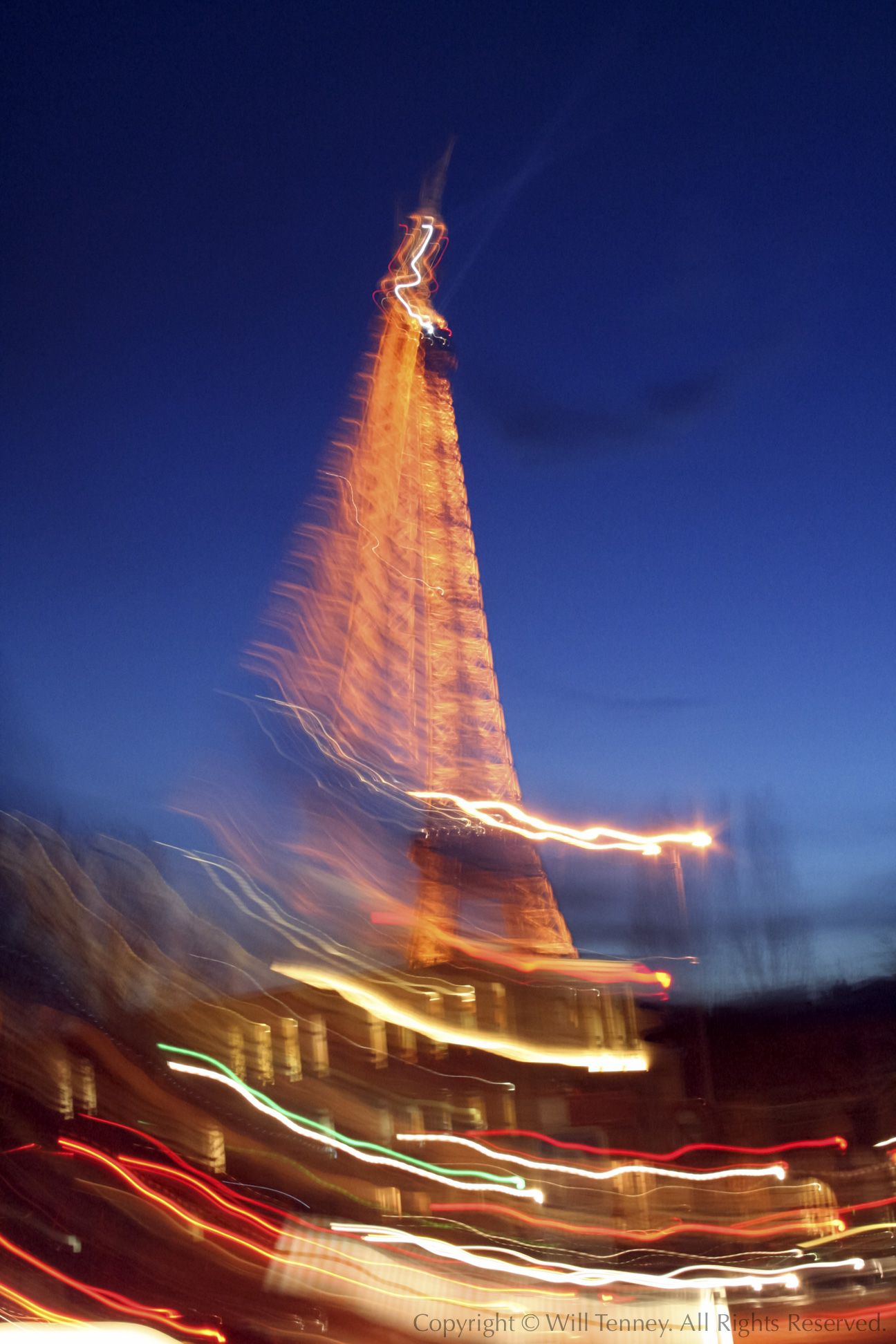 La Tour De La Nuit #3: Photograph by Will Tenney